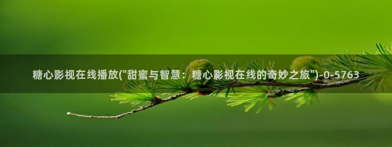 什么是糖心vlog
